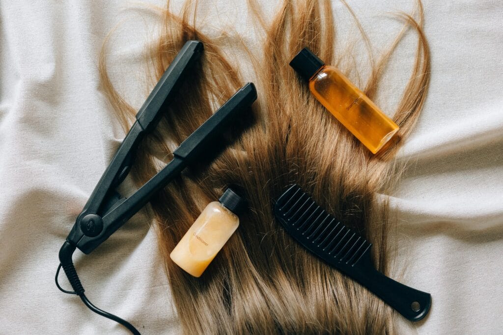 Cosméticos Populares cabelo, chapinha, pente, antifrizz e oleo reparador 