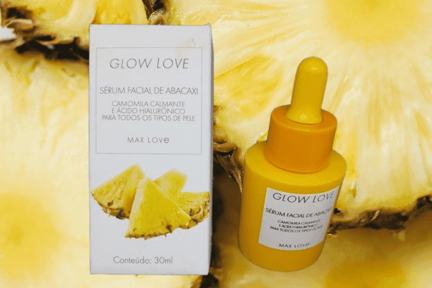Sérum Facial de Abacaxi Glow Max Love é bom? Pele iluminada ou só cheirinho?