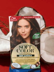 Soft Color frente caixa resenha fundo de coco