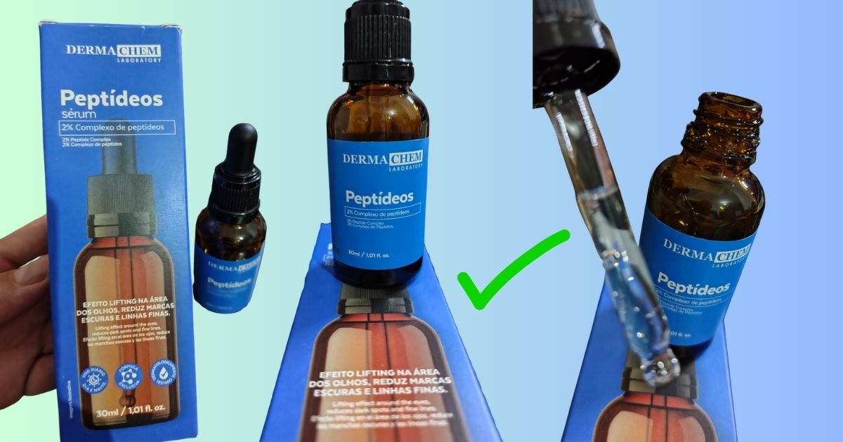 Sérum Peptídeos Dermachem: Resenha e Dicas para usar com Vitacid