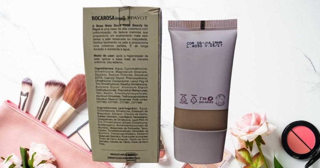 Resenha da Base Boca Rosa Beauty cor 06 Juliana em pele clara