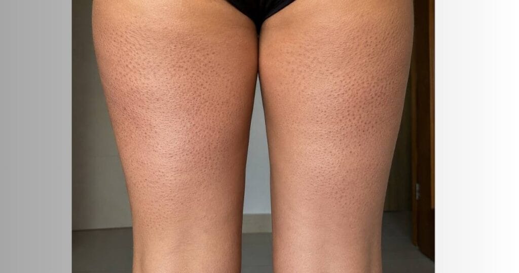 queratose-pilar antes do tratamento gel dermachem