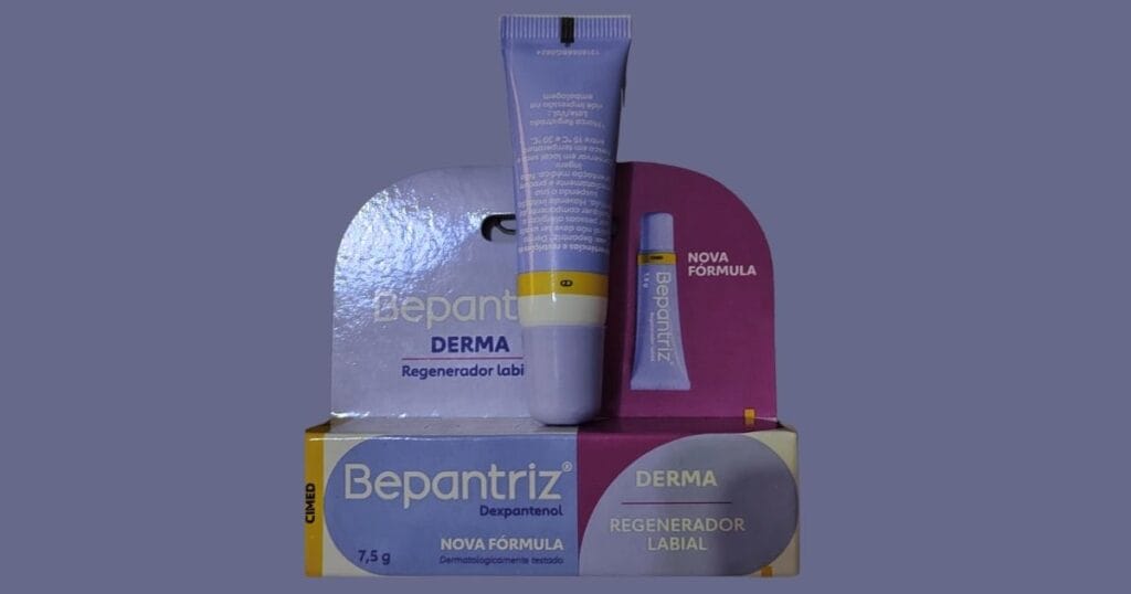 Produto Bepantriz Regenerador derma labial resenha